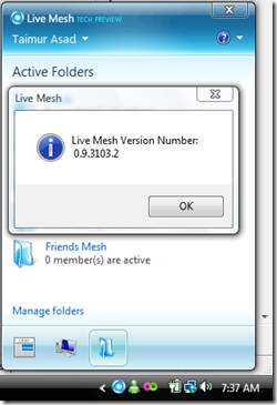 Live Mesh latest version number