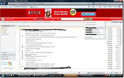 Hotmail Rendering Issues 2