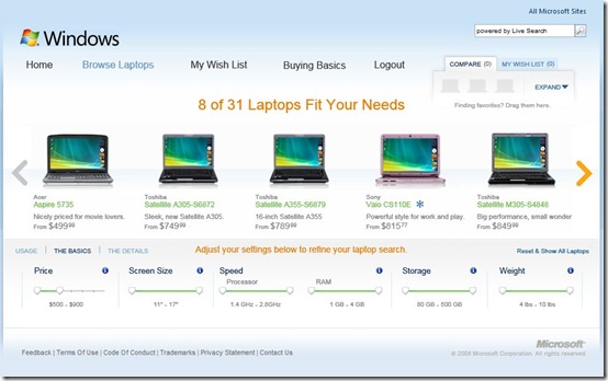 Browse Laptops