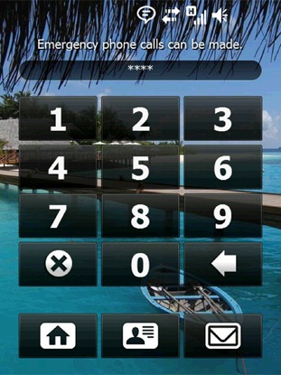 Windows Mobile 6.5 (dial pad)