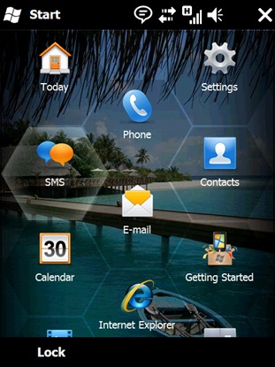 Windows Mobile 6.5 (honeycomb)