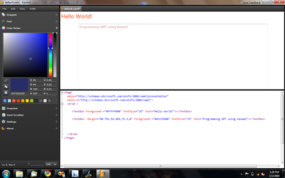 Kaxaml