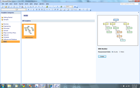 WBS Add-in for Visio 2007