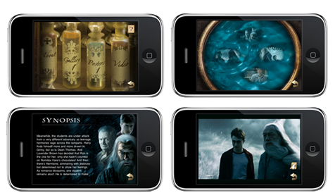 Harry Potter and the Half-Blood Prince on iPhone