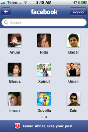 Facebook 3.0 for iPhone