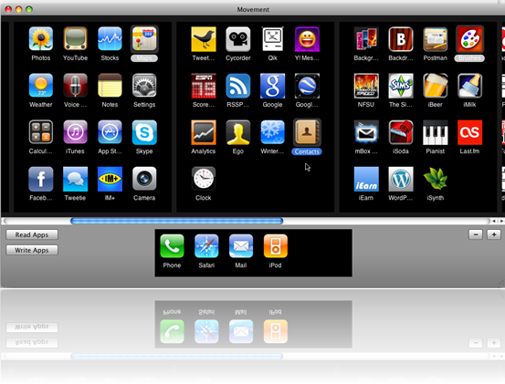 Organize your iPhone Apps on Mac OS X with Movement