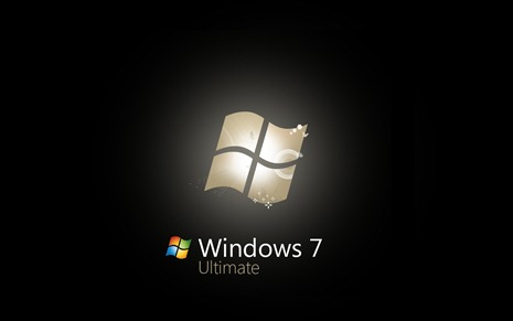 Black Metal Windows Logo - Microsoft, Windows, XP Windows 7 Box Art 