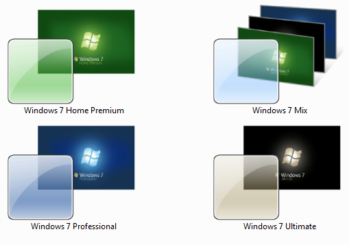 Windows 7 Box Art Themes