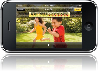 iPhone 3.1 Video Editing