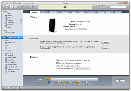 iTunes 9
