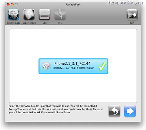 Jailbreak iPhone 3GS with PwnageTool 3.1