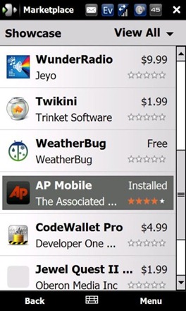 Windows Marketplace for Mobile on Windows Mobile 6.0 6.1