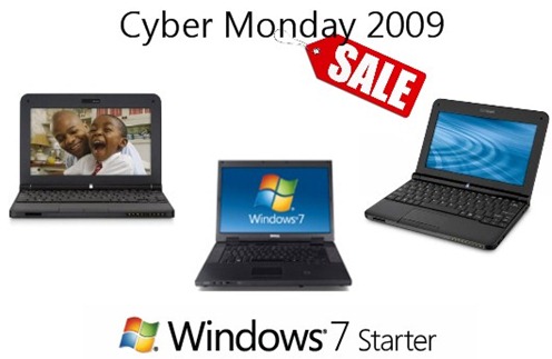 Cyber Monday 2009 Netbook