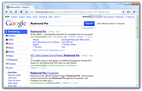 New Google Search