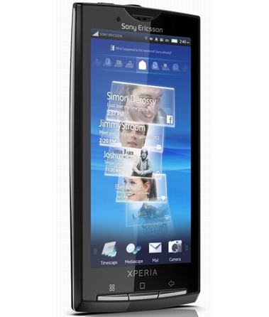 Телефон Sony на платформе Android
