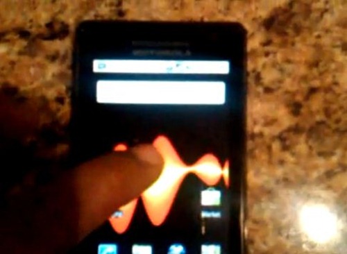 You can see the live animated wallpapers in action on Droid with Android 2.1 