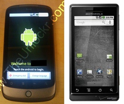 Nexus One vs Motorola Droid