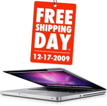 Free Shipping Day 2009 Deals on MacBook Pro