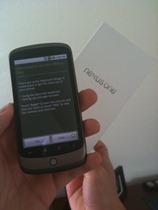 Nexus One Unboxing