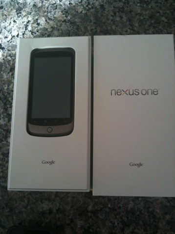 Google Nexus One Unboxing