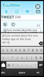 Zune HD Twitter App