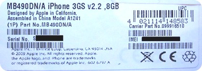 iPhone 3GS 8GB