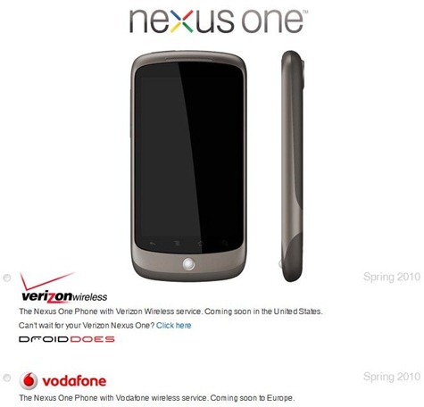 Nexus One Verizon