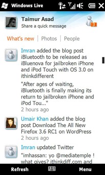 WL for Windows phone