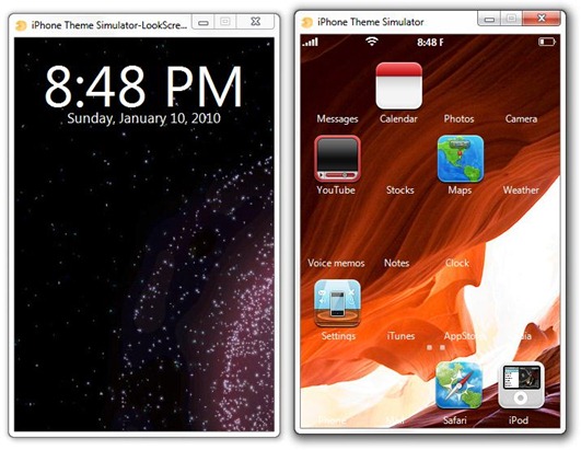 iPhone Theme Simulator
