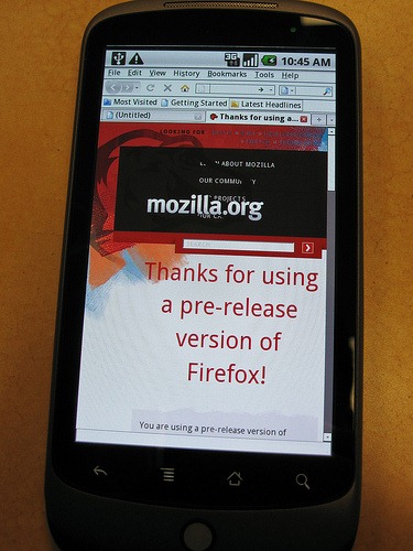 Firefox on Nexus One