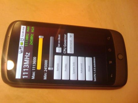 Overclock Nexus One Overclock Nexus One