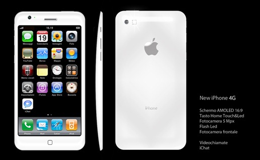 iphone 4g concept. Super AMOLED iPhone 4G