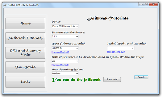 ToolJail for iPhone 3.1.3