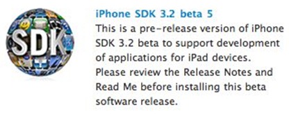 iPhone 3.2 SDK for iPad