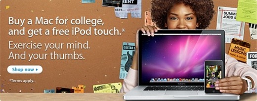 Buy Mac and Get free iPod touch