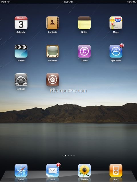 iPad jailbroken with Spirit (updated)