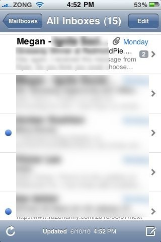  Threaded Email Messages