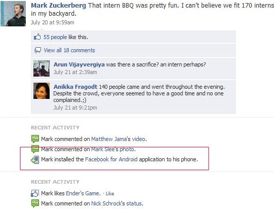 mark zuckerberg facebook profile. Mark Zuckerberg Profile on
