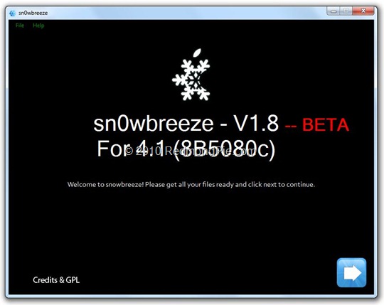 Sn0wbreeze 1.8