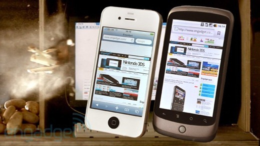 iPhone 4 vs Nexus One iPhone 4 vs Nexus One