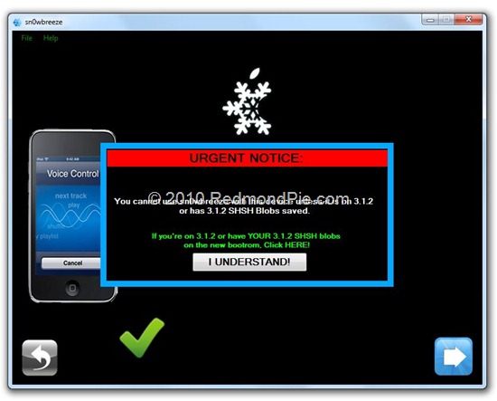 Sn0wbreeze 2.0 for iPod touch 3G and 2G