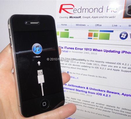 iOS 4.2.1 Recovery Mode