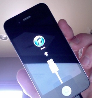 iOS 4.2.1 iPhone Restore Screen