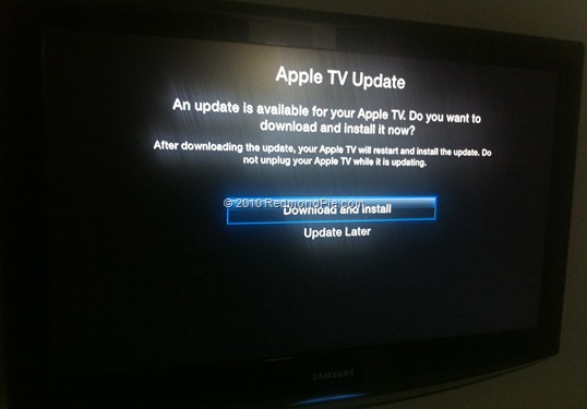 Apple TV 2G Software Update