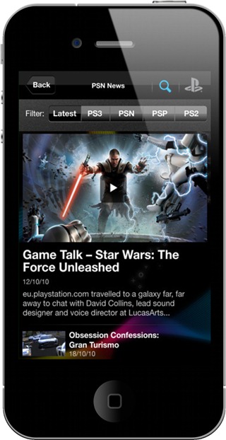 PS App for iPhone PS App for iPhone