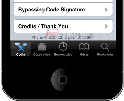 iOS 4.3 Cydia