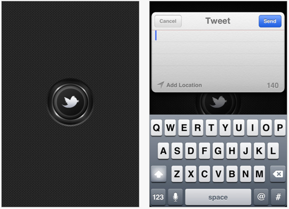 InstaTweet Screen