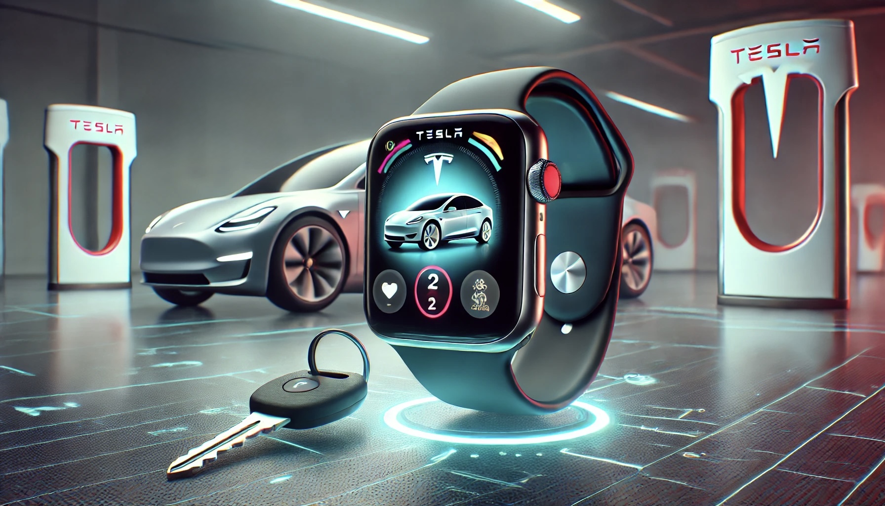 Tesla Working On Apple Watch Digital Car Key App